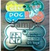 Geo-Dog Trackable GT Bone Tag (Tag & proxy)